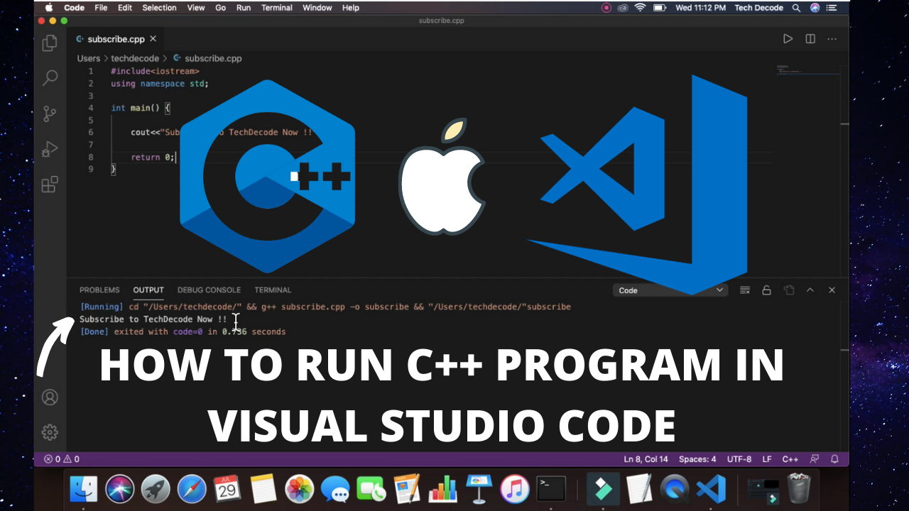 use cpp on visual studio for mac